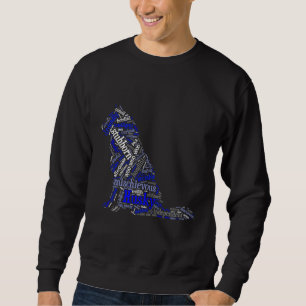 Husky Word Cloud Trui