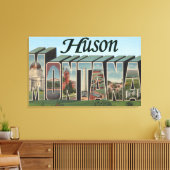 Huson, MontanaLarge Letter ScenesHuson, MT Canvas Afdruk (Insitu (Woonkamer))
