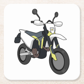 Husqvarna 701 simple style vierkante kartonnen onderzetter