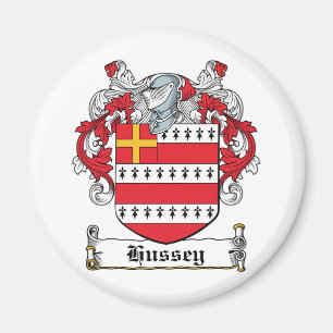 Hussey Family Crest Magneet