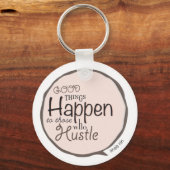 Hustle ~ Anais Nin Myth Quote Sleutelhanger (Voorkant)