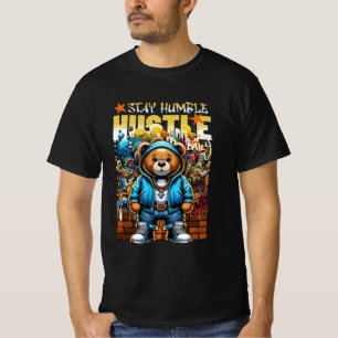 Hustle Beer Vibes: Blijf nederig dagelijks 🐻💎🔥 T-shirt