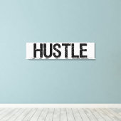 Hustle Canvas Afdruk (Insitu (Houten vloer))