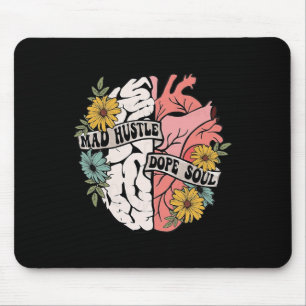Hustle Drug Soul Floral Brain Mentale Gezondheid A Muismat