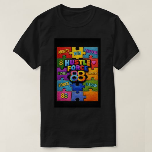 Hustle Force 88 T-shirt (Design voorkant)