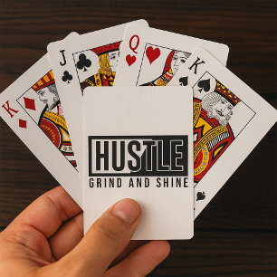 Hustle Grind en Shine Pokerkaarten