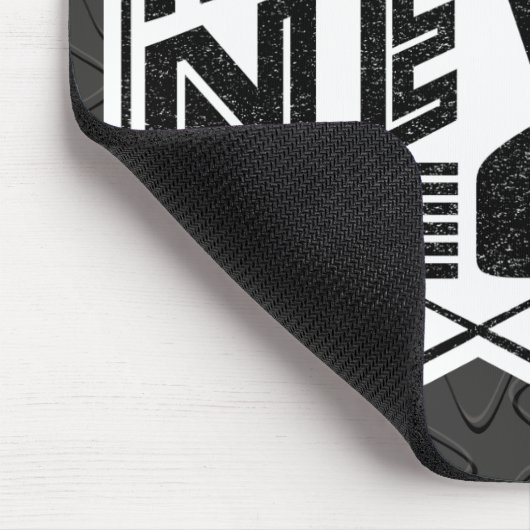 Hustle Hit & Nooit stoppen met Mousemat Muismat (Hoek)