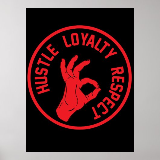 Hustle Loyalty Respect Poster (Voorkant)