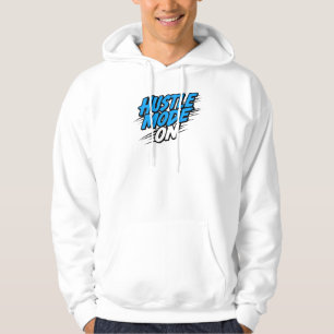 "Hustle Mode Aan" Motiverende Spreuk Hoodie