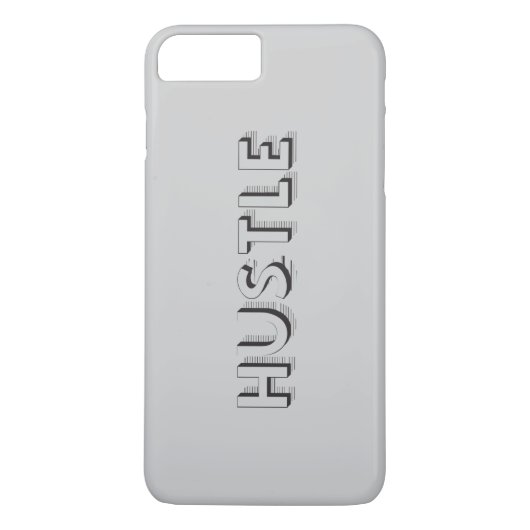 Hustle Modern Typografie Case-Mate iPhone Case (Achterkant)
