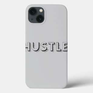 Hustle Modern Typografie iPhone 13 Hoesje
