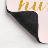 Hustle Mousepad Pink & Gold Muismat (Hoek)