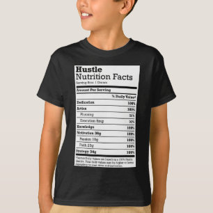 Hustle Nutrition Feit met Kerstmis, Rap T-shirt