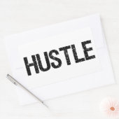 Hustle Rechthoekige Sticker (Envelop)
