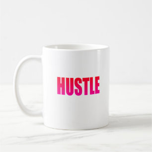 HUSTLE - Roze Koffiemok