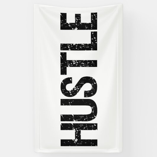 Hustle Spandoek (Verticaal)