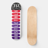 HUSTLE TALK Skateboard (Voorkant)