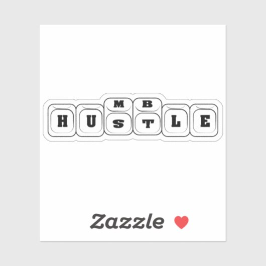 Hustle to Humble Sticker (Vel)