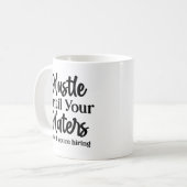 Hustle tot je lui vragen of je een huurcontract he koffiemok (Voorkant links)