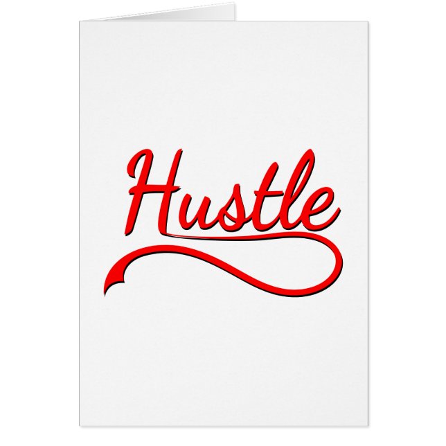 Hustle Typography Art (Voorkant)