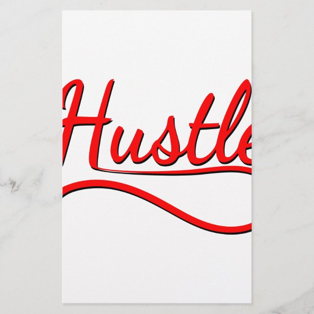 Hustle Typography Art (Voorkant)
