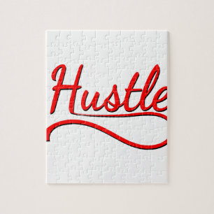 Hustle Typography Art Legpuzzel