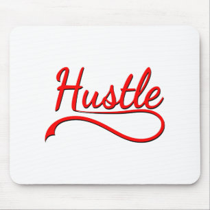 Hustle Typography Art Muismat