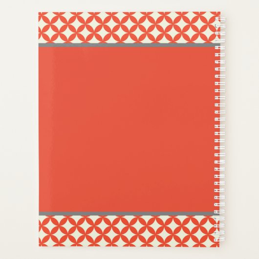 Hustle Werk Uw Plan Chique Modern Planner (Achterkant)