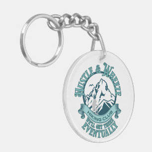 Hustle & Wheeze Wandelclub Sleutelhanger