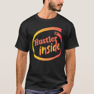 hustler Inside logo T-shirt