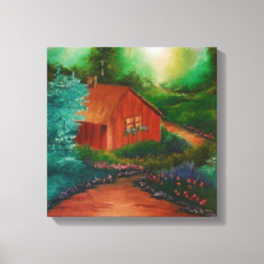 Hut Canvas Afdruk (Voorkant)