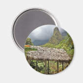 Hut in het Iao Valley State Park, Maui, Hawaii Magneet (Voorkant / Achterkant)