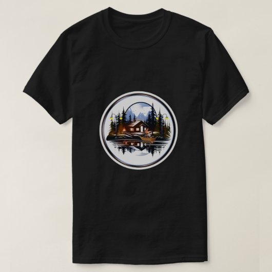 hut - (Mooie omgeving) T-shirt (Design voorkant)