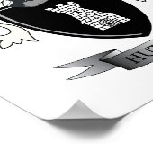 Hutchins Family Crest Coat. Poster (Hoek)