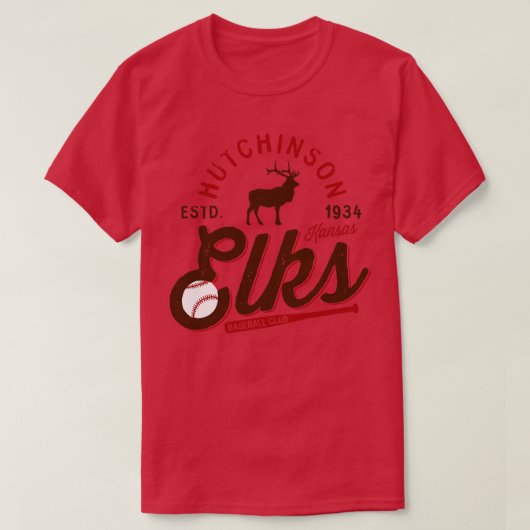 Hutchinson Elks T-shirt (Design voorkant)
