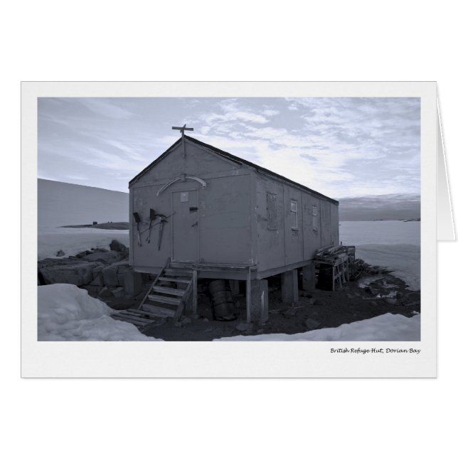 Hutte britannique de refuge, baie dorienne (Devant horizontal)