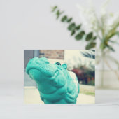 Hutto Hippo! Briefkaart (Staand voorkant)