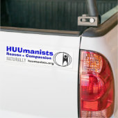 HUUmanisten Bumpersticker (Op Truck)