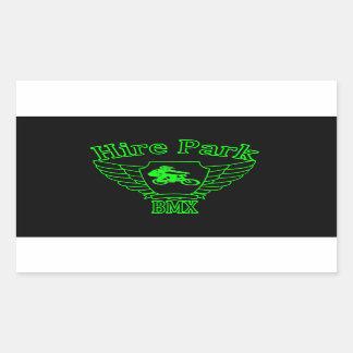 Huur Park BMX Rechthoek Stickers