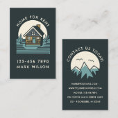 huurhuis visitekaartje (Voorkant / Achterkant)