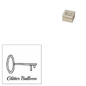 Huurhuisnummer Rubberstempel (Gestempeld)