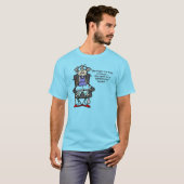 Huwelijk, bliksem, donder Humor T-shirt (Voorkant volledig)