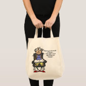 Huwelijk, bliksem, donder Humor Tote Bag (Voorkant (product))