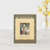 Huwelijk Bruid Bruidegom Jezus Cana Kaart (Gele Bloem)