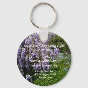 Huwelijk Dank u Cadeau Gunst Sleutelhanger