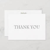 Huwelijk Dennentak Custom Bedankt (Voorkant / Achterkant)