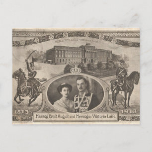 Huwelijk DOCHTER Kaiser Wilhelm van Duitsland #054 Briefkaart
