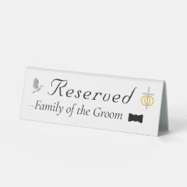 Huwelijk Eenheid Gereserveerd Trouwteken (Bruidego