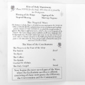 Huwelijk Eenheid Latijn MasTrifold Letter Fold Pro Drieluik Programma (Binnenzijde eerst)