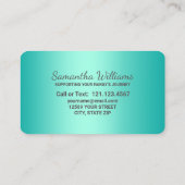 Huwelijk en gezinstherapeut visitekaartje (Achterkant)